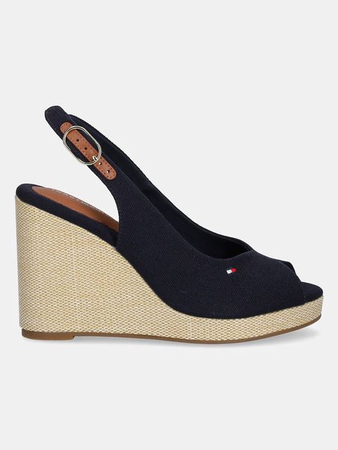 Tommy Hilfiger sandały FLAG HIGH WEDGE ESPAD SLINGBACK - zdjęcie produktu nr 2