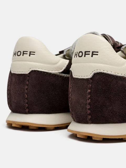 Hoff sneakersy zamszowe BRIDGE damskie kolor brązowy 22561026