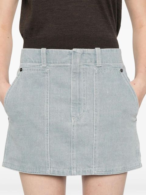 FENDI Roma mini skirt - Blue