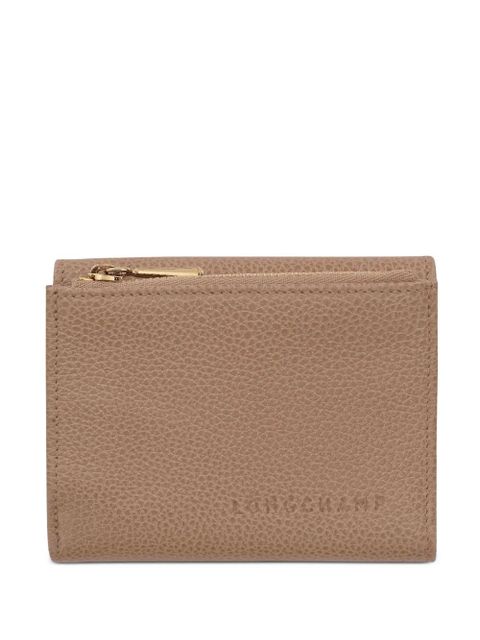 Longchamp leather card holder - Neutrals - zdjęcie produktu nr 1