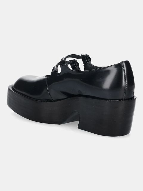 Camper czółenka skórzane Billie kolor czarny na słupku K201805-002