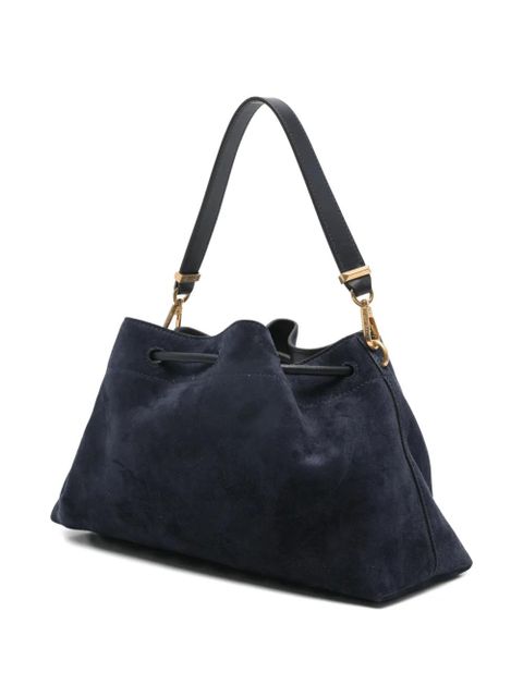 Jimmy Choo Bon Bon suede shoulder bag - Blue