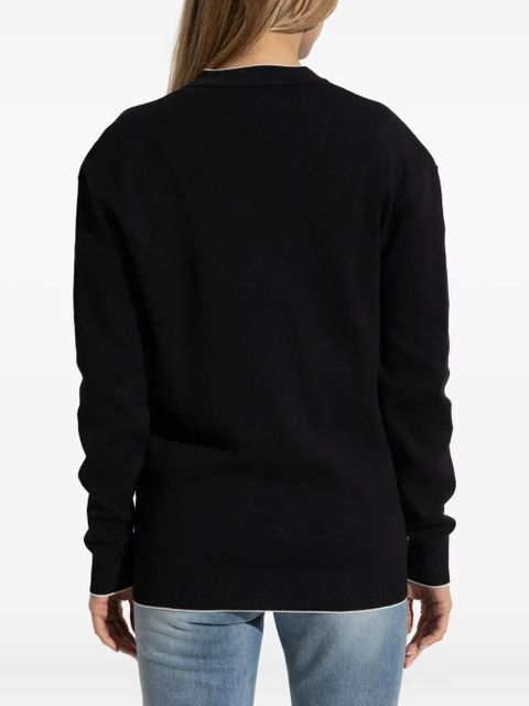 Balmain embroidered cardigan - Black - zdjęcie produktu nr 2