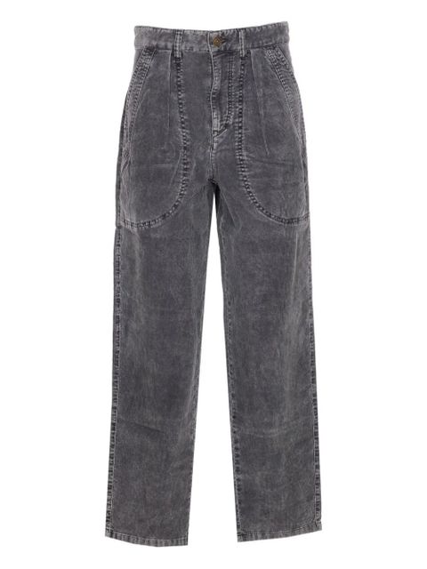 MARANT ÉTOILE Onyta patch-pocket corduroy trousers - Black - zdjęcie produktu nr 1