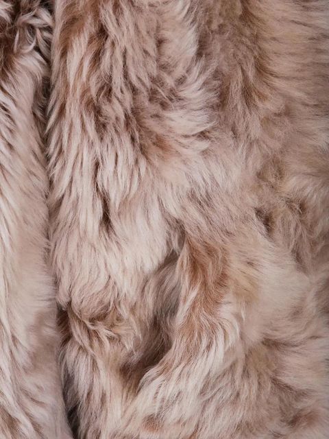 Yves Salomon hooded lamb-fur jacket - Brown - zdjęcie produktu nr 2