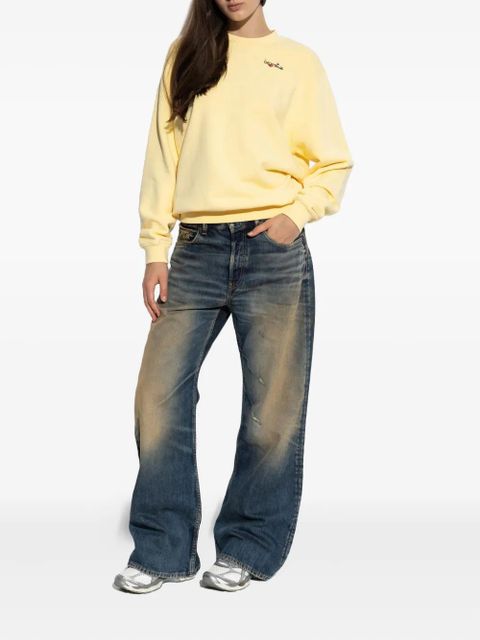 Off-White arrows-print crew-neck sweatshirt - Yellow