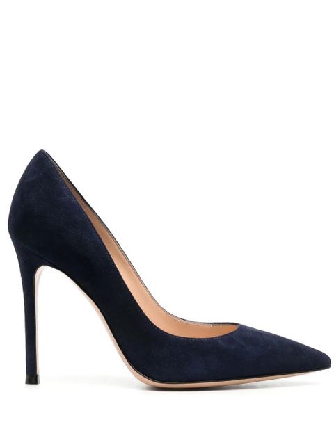 Gianvito Rossi Gianvito 105mm suede pumps - Blue - zdjęcie produktu nr 1