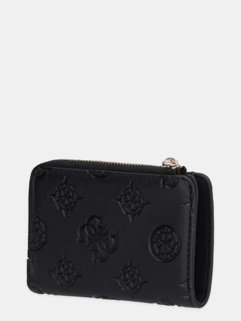 Guess portfel LAUREL damski kolor czarny SWPD74 59156