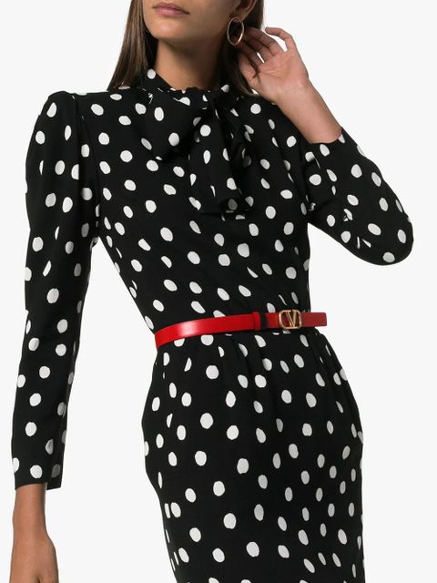 Valentino Garavani 20mm VLogo Signature reversible belt - Black