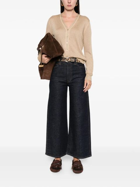 Lauren Ralph Lauren buttoned ribbed cardigan - Neutrals - zdjęcie produktu nr 2