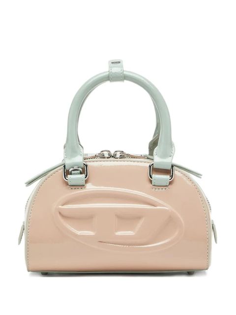 Diesel 1 Dr Dome embossed logo crossbody bag - Neutrals - zdjęcie produktu nr 1