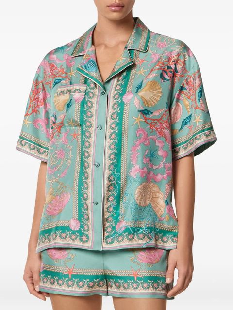 Versace silk shirt - Green - zdjęcie produktu nr 2