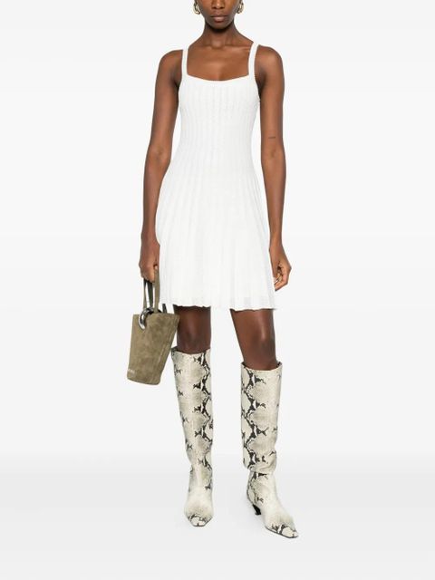 STAUD pleated sleeveless dress - White - zdjęcie produktu nr 2