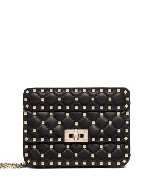 Valentino Garavani Rockstud-spike leather tote bag - Black - zdjęcie produktu nr 1