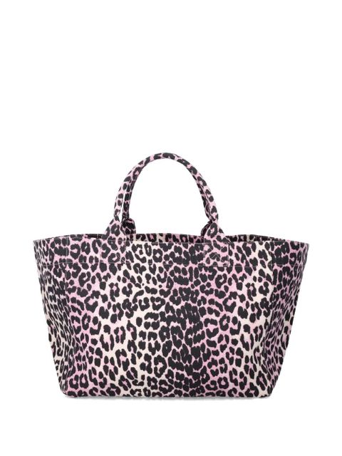GANNI XXL printed sequin tote bag - Pink - zdjęcie produktu nr 2