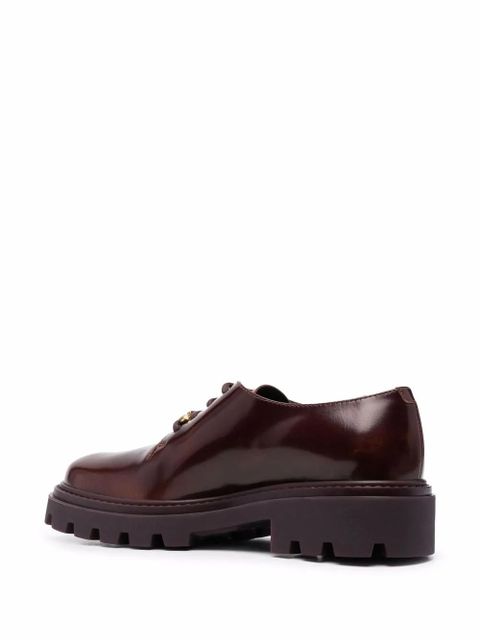 Tod's lace-up leather shoes - Brown - zdjęcie produktu nr 2