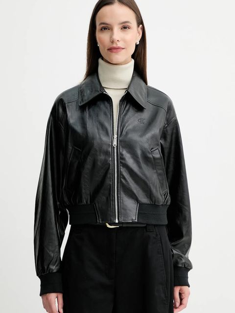 Calvin Klein Jeans kurtka kolor czarny przejściowa LV047C518G - zdjęcie produktu nr 1