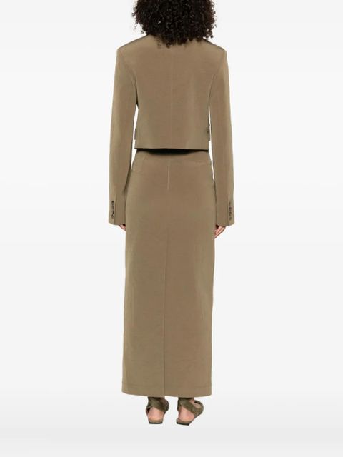 Nanushka three-button single-breasted blazer - Green