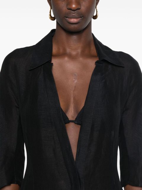 Givenchy 4G-embroidered maxi dress - Black