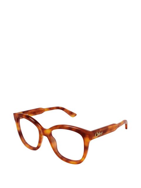 Chloé Eyewear cat-eye glasses - Orange - zdjęcie produktu nr 2
