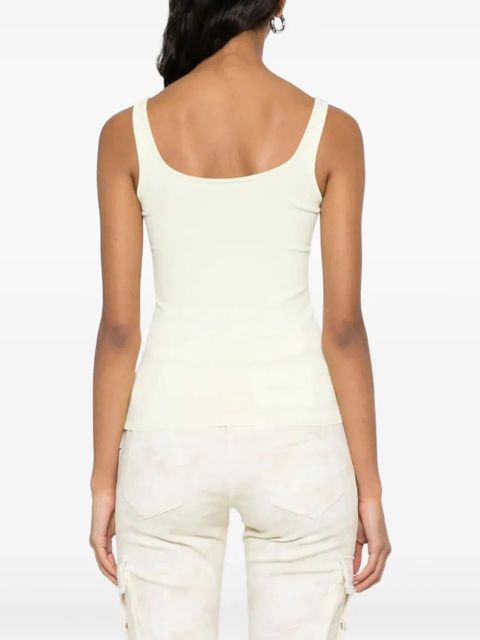 Off-White logo tank top - Neutrals