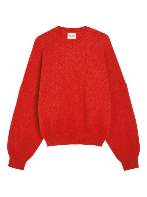 KHAITE crew-neck sweater - Red - zdjęcie produktu nr 1