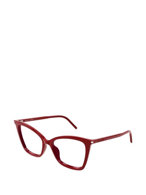 Saint Laurent Eyewear SL 386 cat-eye frame glasses - Red - zdjęcie produktu nr 2