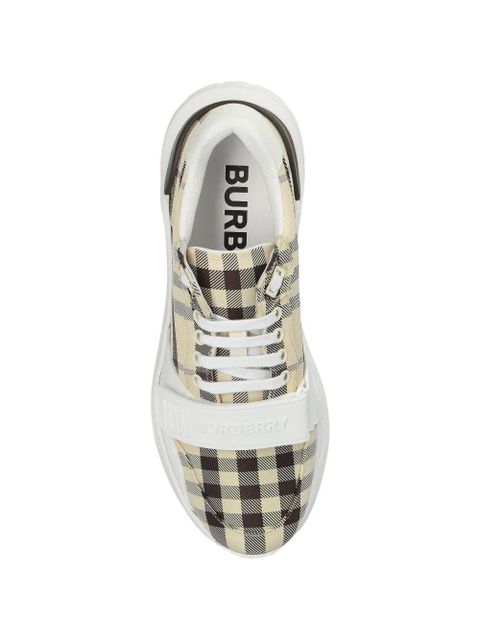 Burberry check sneakers - Neutrals