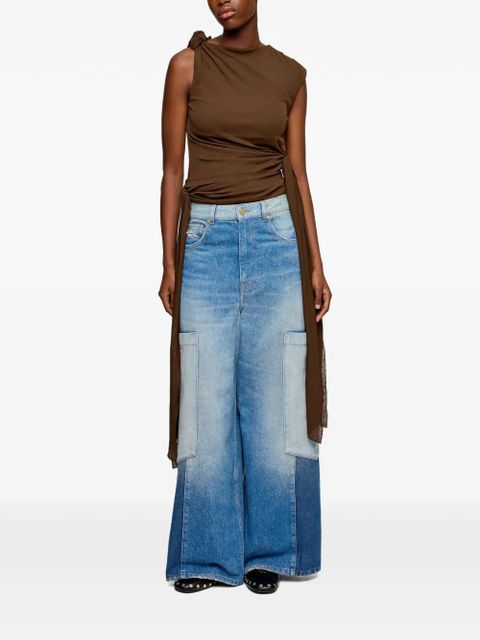 GANNI panelled jeans - Blue - zdjęcie produktu nr 2