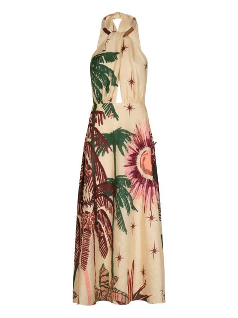 Johanna Ortiz Western Elements floral maxi dress - Neutrals - zdjęcie produktu nr 1