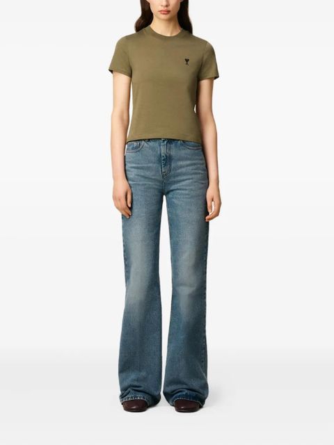 AMI Paris Ami de Coeur cotton T-shirt - Green
