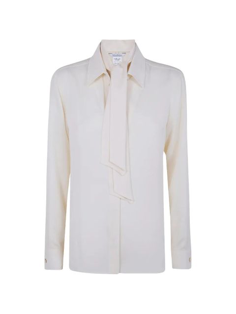 Max Mara tie-neck shirt - Neutrals - zdjęcie produktu nr 1