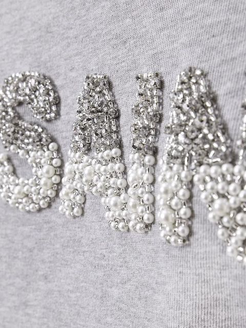 AllSaints t-shirt bawełniany AMELIE damski kolor szary W123JC