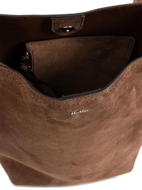 Max Mara Archeti suede shoulder bag - Brown - zdjęcie produktu nr 2