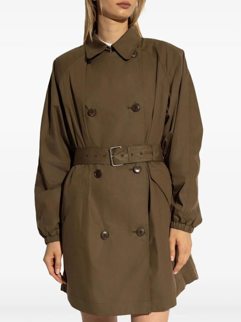 MARANT ÉTOILE Carlota double-breasted trench coat - Green