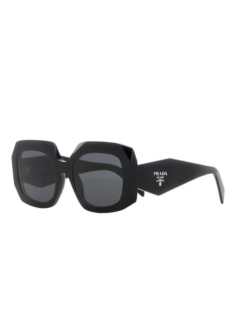 Prada Eyewear geometric-frame sunglasses - Black - zdjęcie produktu nr 1