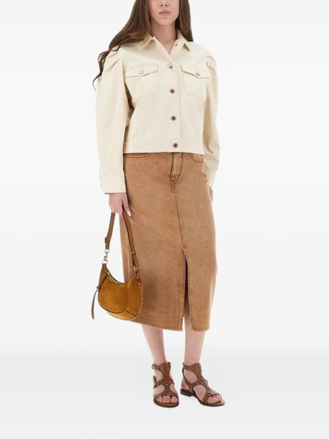 ISABEL MARANT puffed-sleeve pocket jacket - Neutrals - zdjęcie produktu nr 2