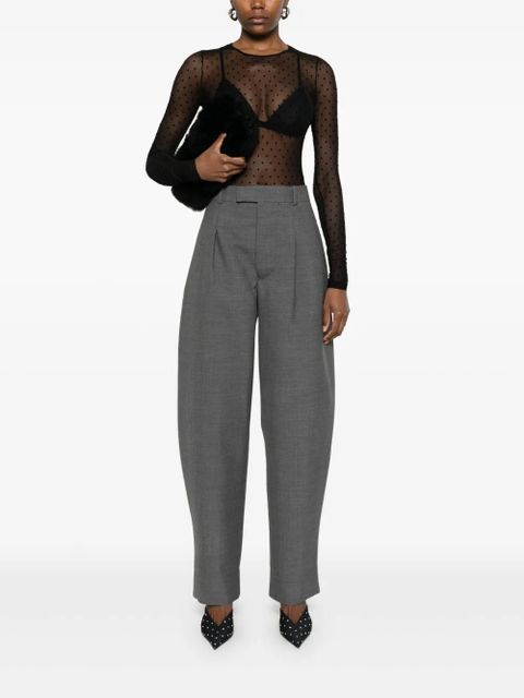 WARDROBE.NYC polka-dot bodysuit - Black - zdjęcie produktu nr 2