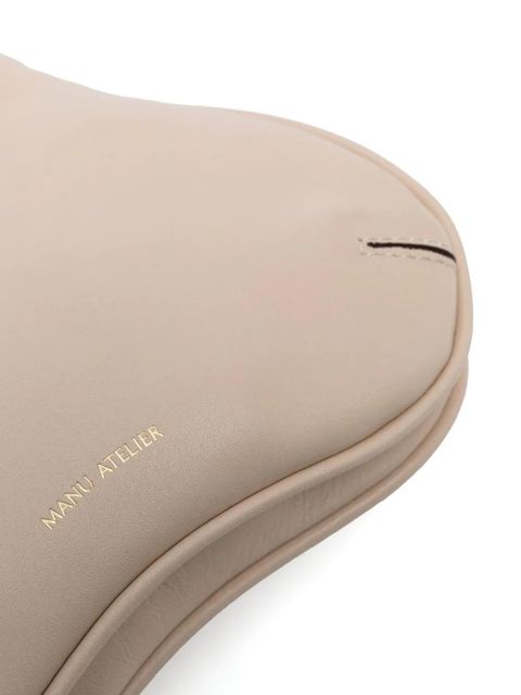 Manu Atelier logo-detail leather shoulder bag - Neutrals - zdjęcie produktu nr 2