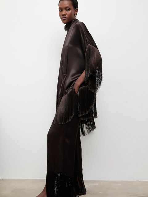 Answear.LAB bluzka damska kolor brązowy gładka