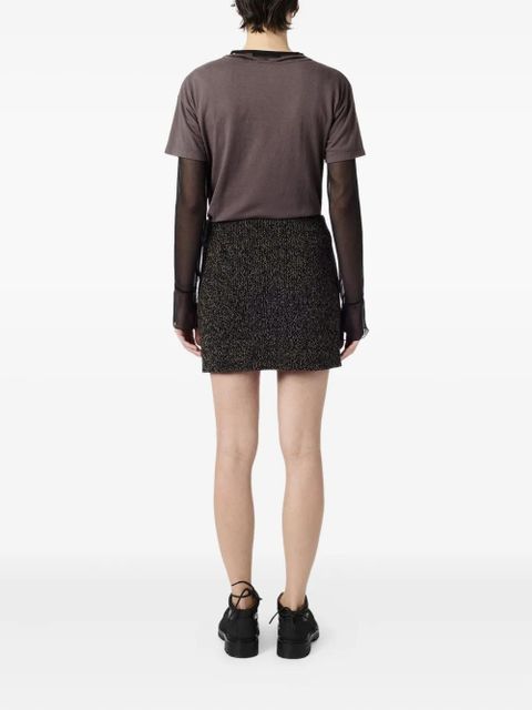 OUR LEGACY Sculpt mini skirt - Black