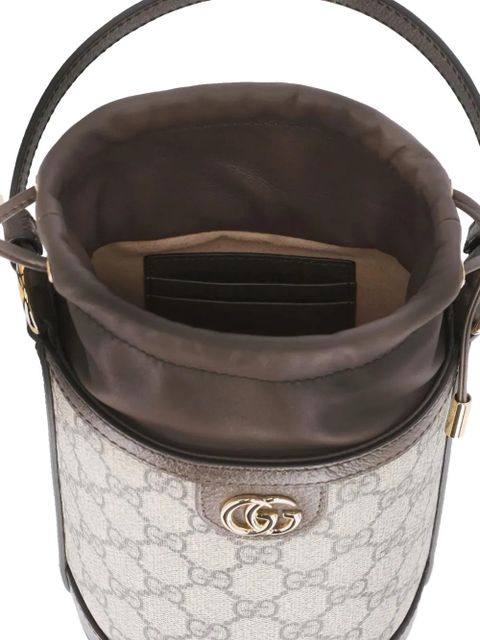 Gucci mini Ophidia bucket bag - Brown