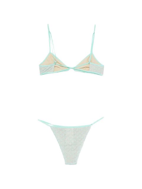 Missoni metallic-effect bikini - Blue - zdjęcie produktu nr 2