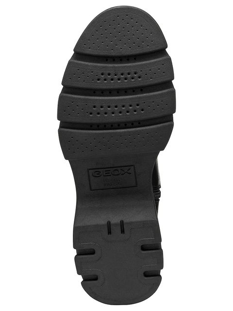 Geox botki D PLUETTE damskie kolor czarny na płaskim obcasie D565MD 043BC C9999