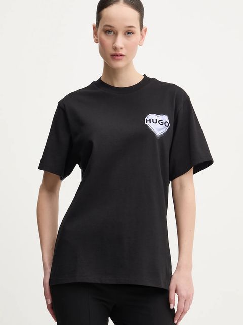 HUGO t-shirt bawełniany - zdjęcie produktu nr 1