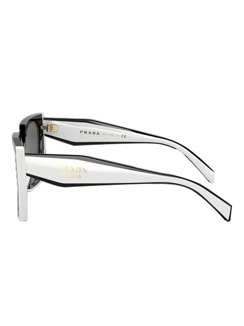 Prada Eyewear rectangular-frame sunglasses - Black - zdjęcie produktu nr 2