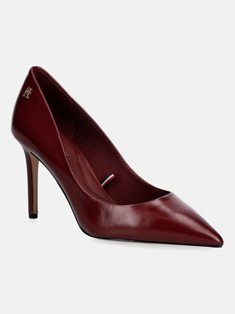 Tommy Hilfiger szpilki skórzane ESSENTIAL POINTED PUMP - zdjęcie produktu nr 1