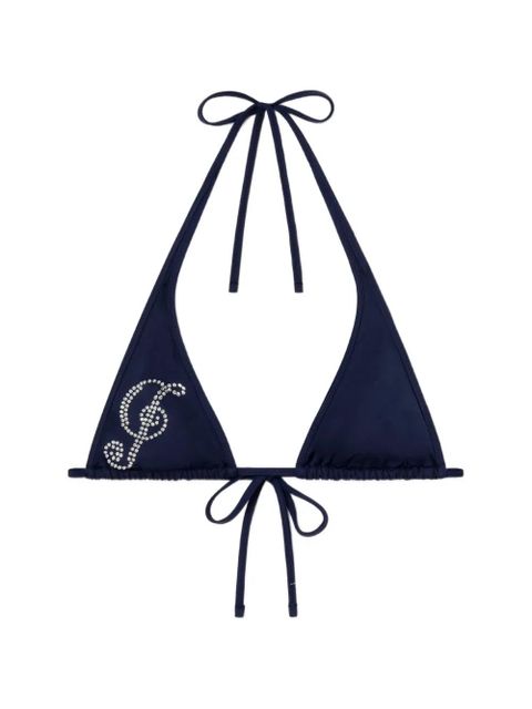 Gimaguas Sol rhinestone bikini top - Blue - zdjęcie produktu nr 2