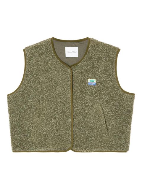 American Vintage Hoktown zip-pockets gilet - Green - zdjęcie produktu nr 1