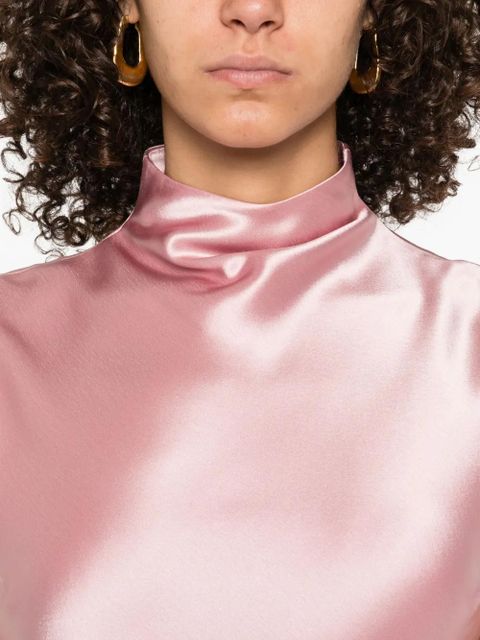 Nanushka high-neck sleeveless top - Pink - zdjęcie produktu nr 2